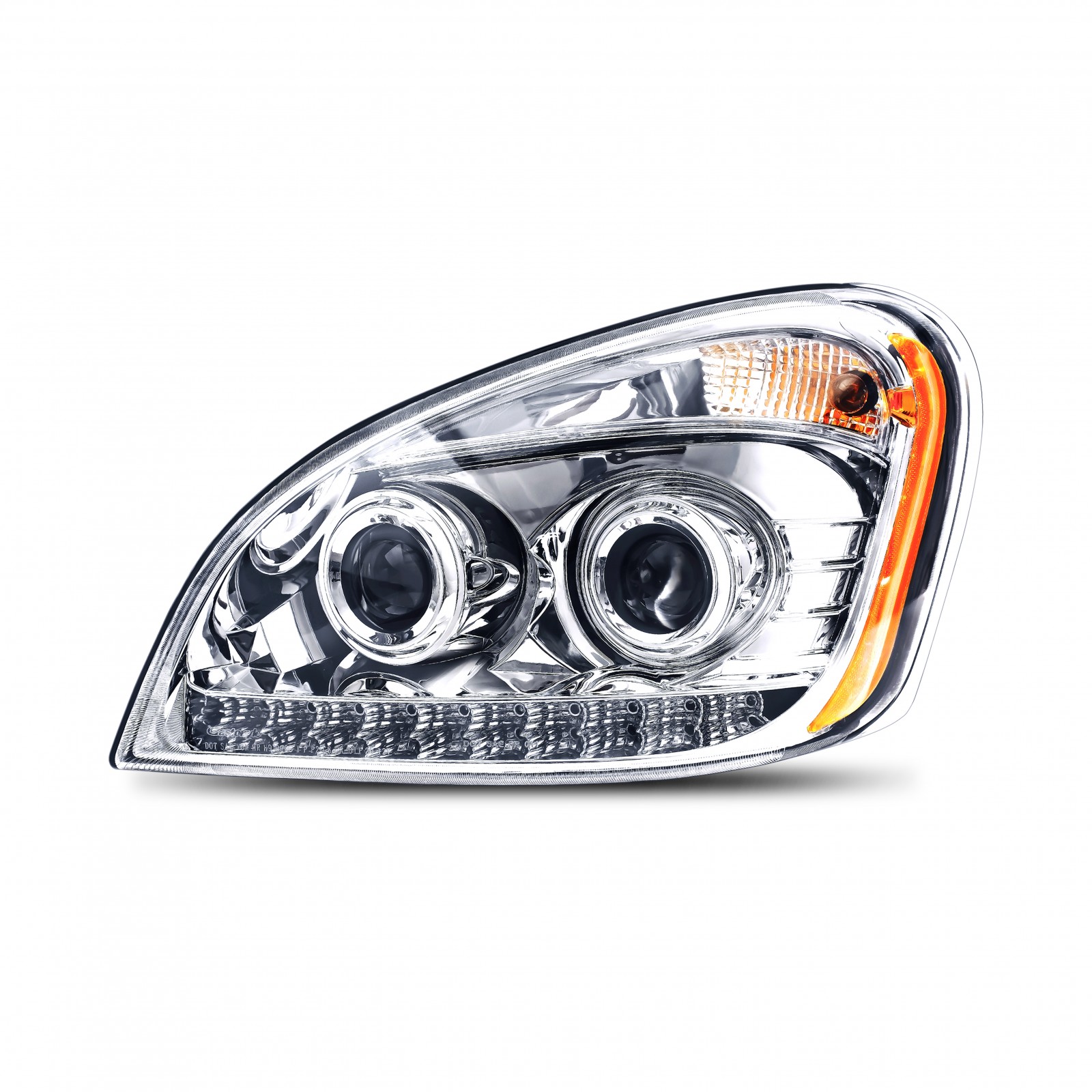 Headlight Assembly for 2008-2018 Freightliner Cascadia with Halogen H&L Beam