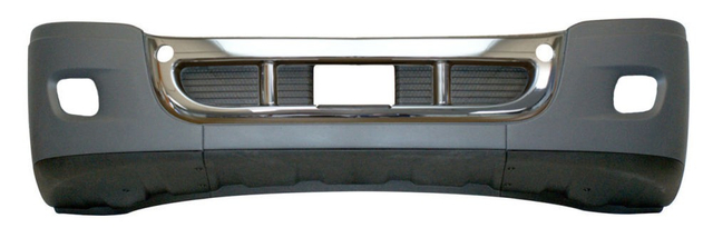 Front Bumper Assembly Chrome With Fog Light Hole for 2008-2018 Freightliner Cascadia