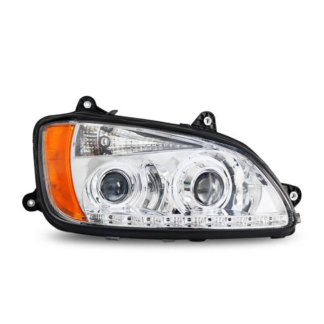 Headlight Assembly for 2008-2010 Kenworth T660 with LED running light