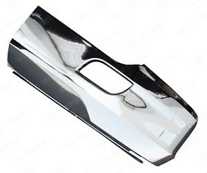 Bumper End Chrome Plastic Without Fog Light Hole for 2013-2022 Kenworth T680