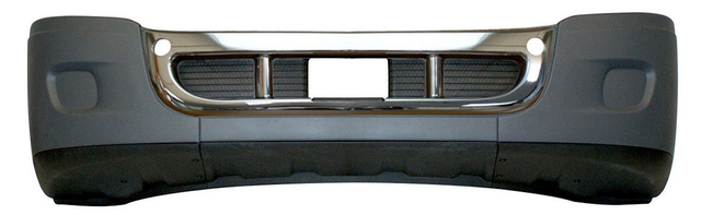 Front Bumper Assembly Chrome W/O Fog Light Hole for 2008-2018 Freightliner Cascadia